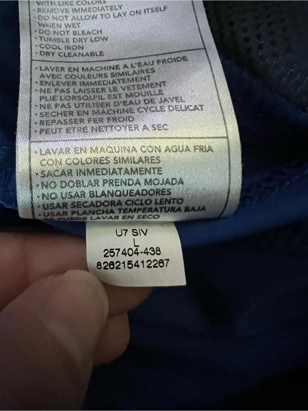 Nike Men's Royal Blue Athletic Cargo Shorts